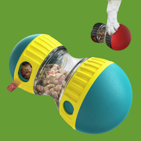 Distributeur de friandises pour chiens de compagnie Jouet pour petits, moyens et grands chiens Jouet interactif de fuite de nourriture réglable Mangeoire lente Entraînement Beagle Chat