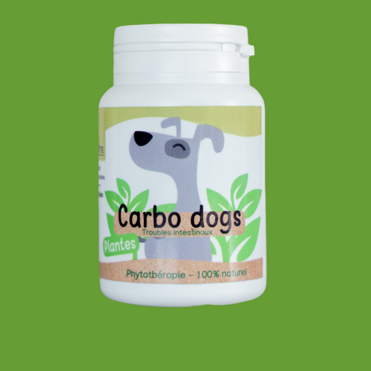 Digestion Carbo Chiens naturels - 60 capsules - Chien