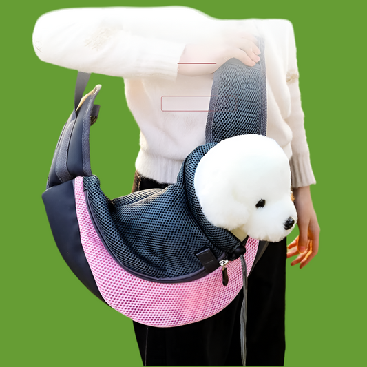 Sac à dos pour animaux de compagnie, sac à bandoulière portable pour les voyages, sac à bandoulière d'extérieur mains libres adapté aux fournitures pour chats et chiens pour animaux de compagnie