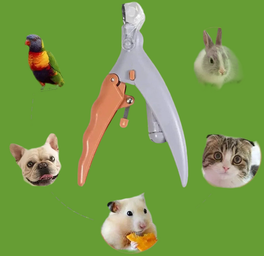 Pet nail clippers, large light-up nail clippers, LED splash-proof nail clippers for cats and dogs, and pet cleaning supplies