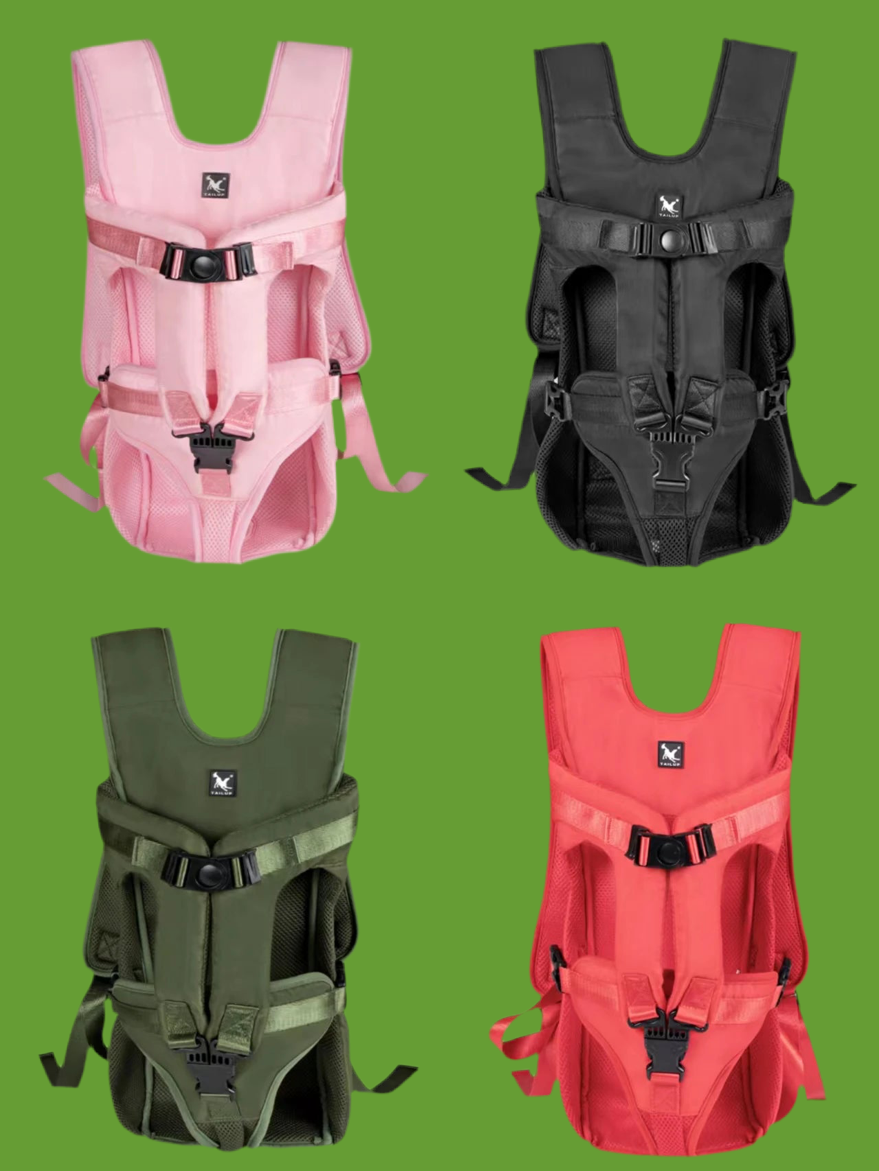 Porte-animaux de compagnie Transport confortable pour les petits chats Chiens Sac à dos Voyage Sac sortant respirant Sac de transport durable pour chien de compagnie