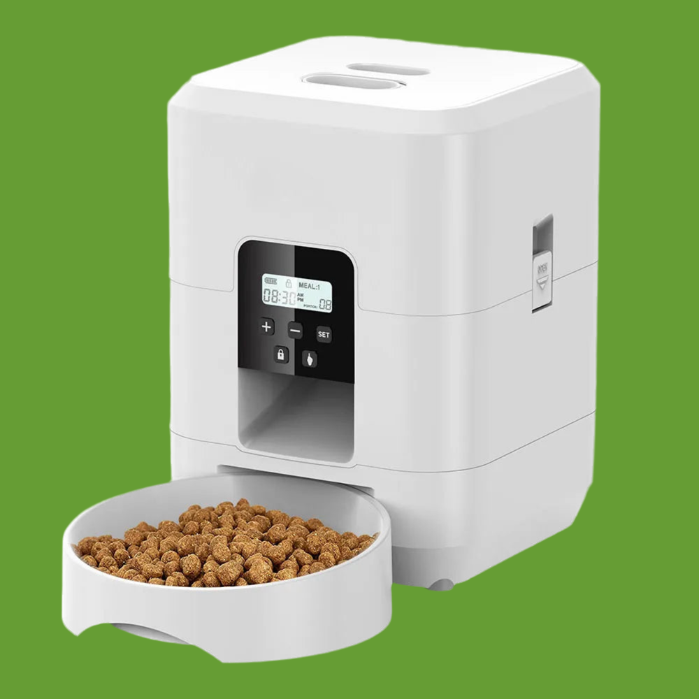New 2L pet feeder, smart food dispenser for cats and dogs, regular and quantitative feeding of pets, scientific feeding supplies