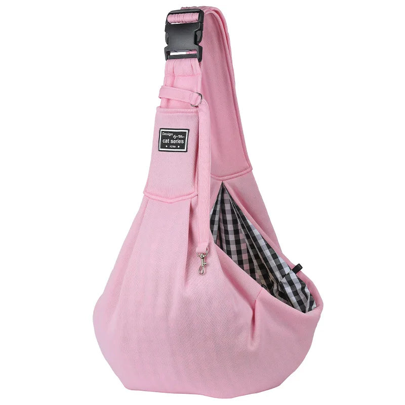 Sac de transport pour chien de compagnie Voyage en plein air Sacs à bandoulière pour chiots Chiens Single Comfort Sling Sac à main Fourre-tout Pochette Chaton Corgi Transport Animaux de compagnie