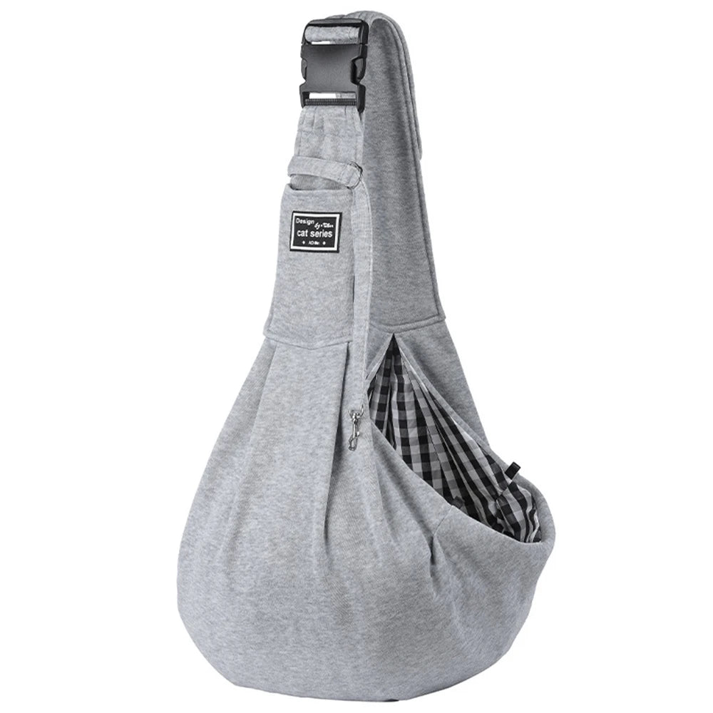 Sac de transport pour chien de compagnie Voyage en plein air Sacs à bandoulière pour chiots Chiens Single Comfort Sling Sac à main Fourre-tout Pochette Chaton Corgi Transport Animaux de compagnie