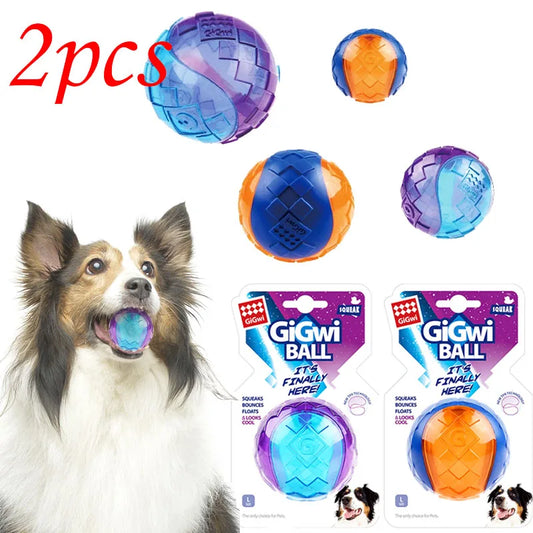 Jouets pour chiens pour grands chiens Balle d'entraînement interactive Chiot Pitbull Labrador Saucisse Samoyède Chien Jeu interactif en plein air Jouets à mâcher