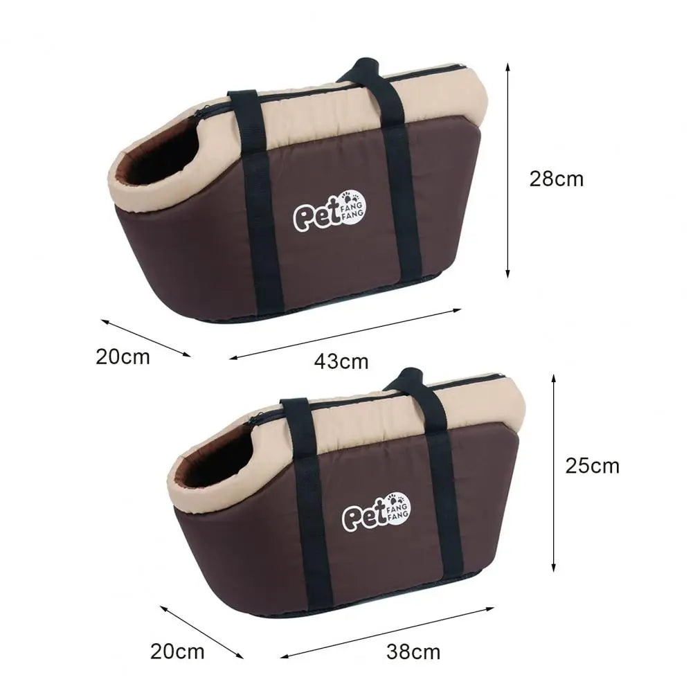 Sac pour animaux de compagnie Tissu réglable à côtés souples Coussin intérieur Fourre-tout pour animaux de compagnie Porte-chat Voyage sortant Sac à main respirant pour animaux de compagnie