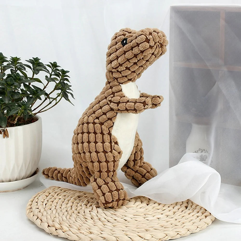 Chats et chiens Jouets de dinosaures en peluche pour animaux de compagnie Jouets interactifs pour chiens à mâcher Peluche Fournitures pour animaux de compagnie Jouets pour chiens pour petits chiens