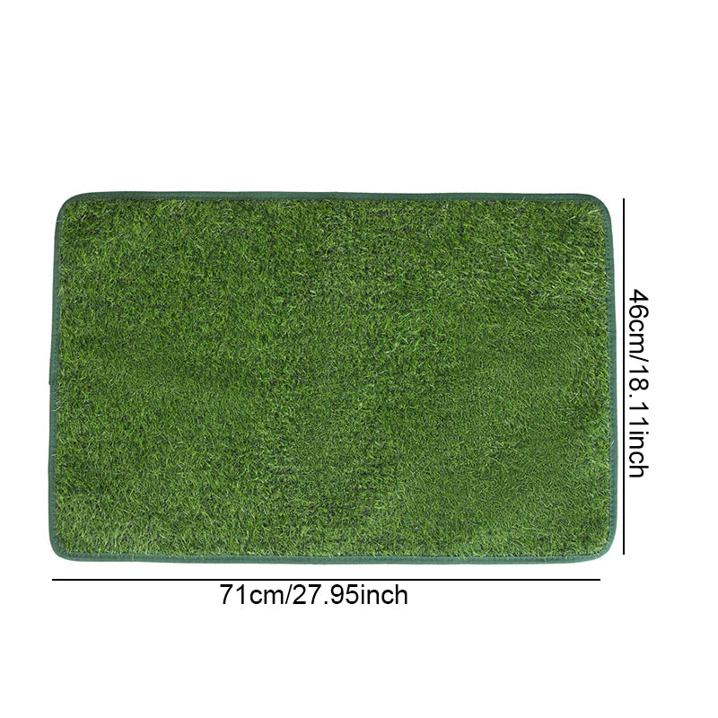 Grand tapis de toilette pour chien, tapis de toilette intérieur et extérieur, entraînement à la propreté de l'herbe, tapis de pot, tapis de pot pipi, tapis de pot, accessoires pour animaux de compagnie, 3 tailles