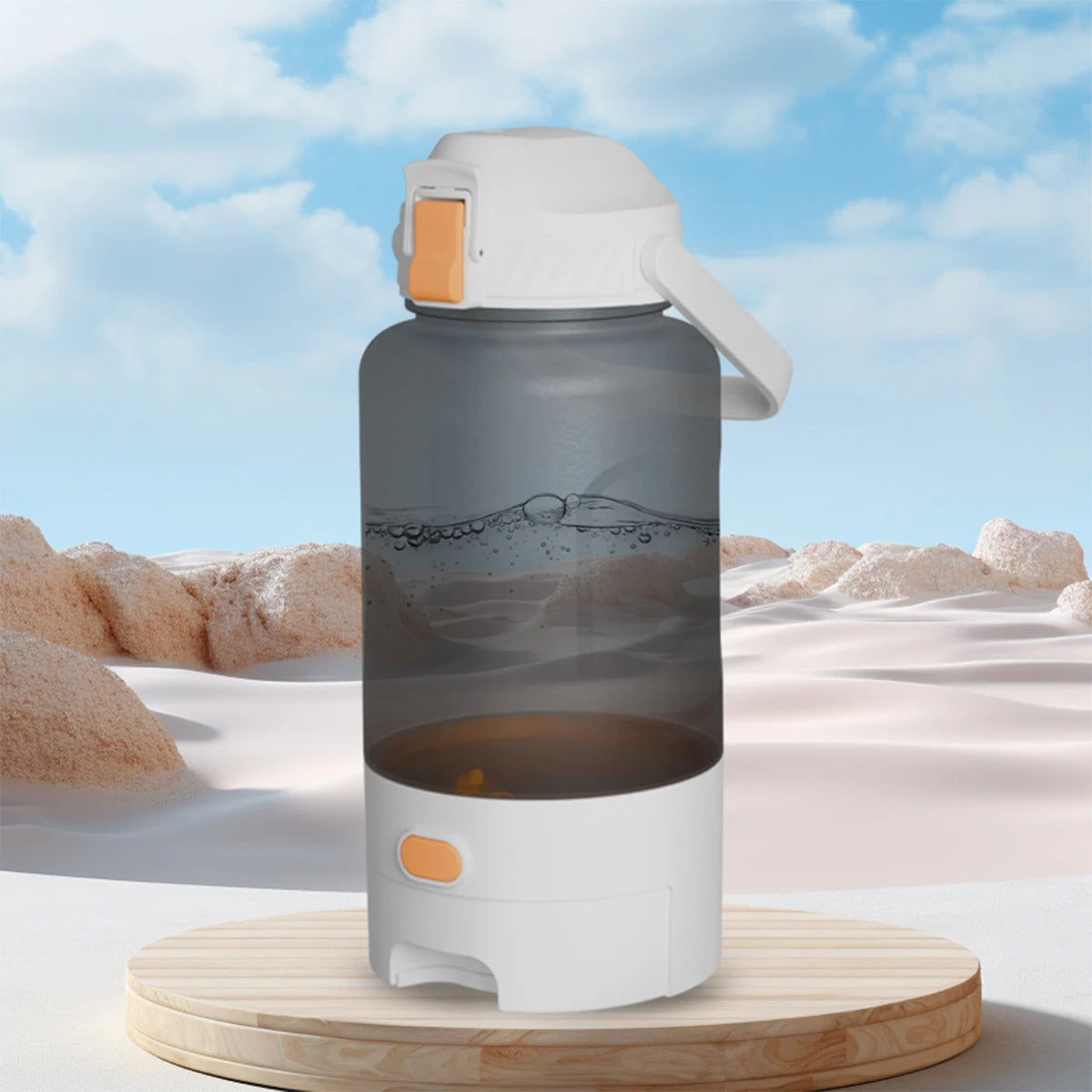 Tasse d'eau pour chien d'une seule pièce distributeur d'eau potable portable bouteille d'eau pour chien tasse portable pour animaux de compagnie stockage d'eau potable intégrée