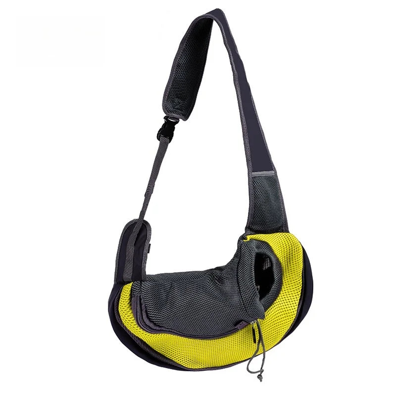 Sac à dos pour animaux de compagnie, sac à bandoulière portable pour les voyages, sac à bandoulière d'extérieur mains libres adapté aux fournitures pour chats et chiens pour animaux de compagnie