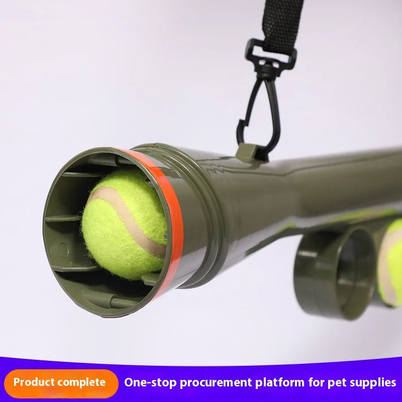 Vente chaude Jouet pour chien de compagnie Servir Pistolet Entraînement Chien Lancer Lancer de balles Pet Tennis en plein air Tir Puzzle interactif Jouet