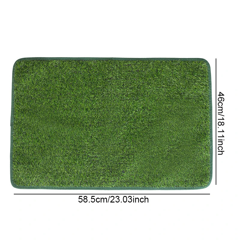 Grand tapis de toilette pour chien, tapis de toilette intérieur et extérieur, entraînement à la propreté de l'herbe, tapis de pot, tapis de pot pipi, tapis de pot, accessoires pour animaux de compagnie, 3 tailles