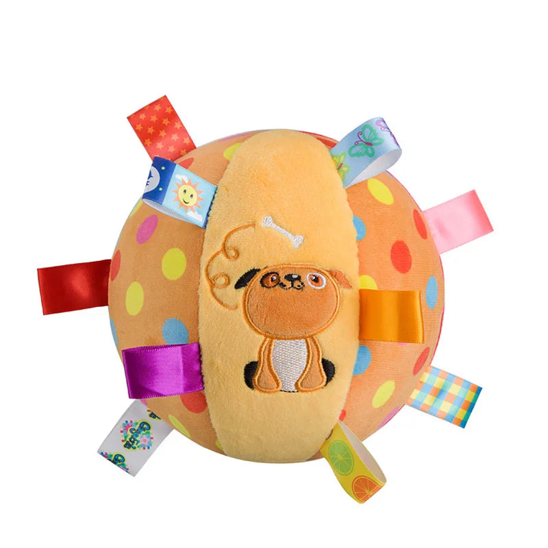 Jouet pour chien à balle interactive pour l'entraînement des mâcheurs agressifs Décompresser la poignée en peluche résistante aux morsures Jouets pour chiens avec cloches Fournitures pour animaux de compagnie