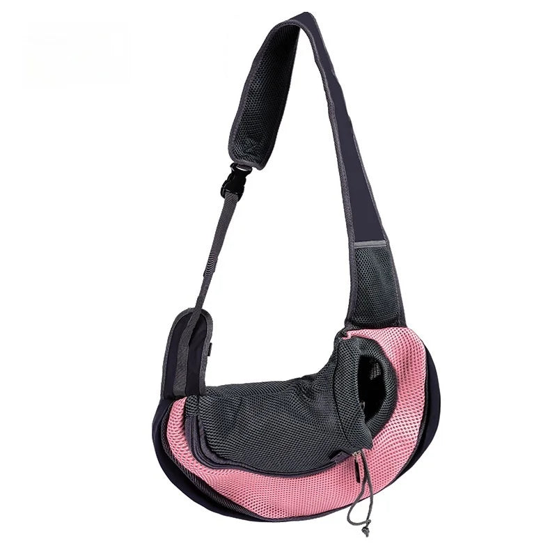 Sac à dos pour animaux de compagnie, sac à bandoulière portable pour les voyages, sac à bandoulière d'extérieur mains libres adapté aux fournitures pour chats et chiens pour animaux de compagnie