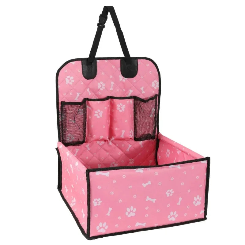 Sac de voiture pour animaux de compagnie, coussin portable pour animaux de compagnie pour les chats et les chiens à ranger lorsqu'ils sortent, pliable, coussin de transport de voiture pour chats et chiens de grande capacité