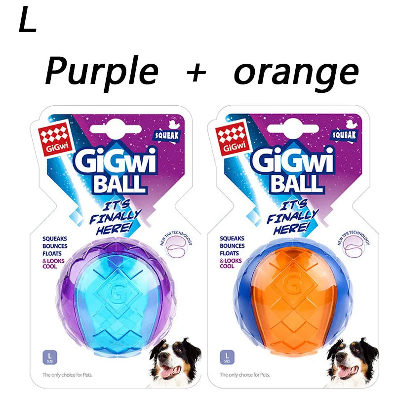 Jouets pour chiens pour grands chiens Balle d'entraînement interactive Chiot Pitbull Labrador Saucisse Samoyède Chien Jeu interactif en plein air Jouets à mâcher