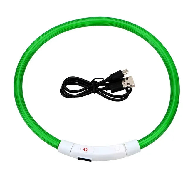 Collier de chien Led Lumineux Usb Cat Dog Collar 3 Modes Led Light Glowing Loss Prevention LED Collar For Dogs Pet Dog Accessories