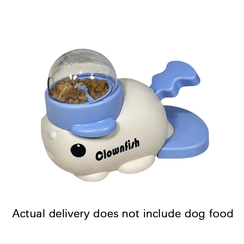 Jouet interactif pour chien de canard de dessin animé antidérapant Chargeur d'exercice intelligent Distributeur de nourriture pour animaux de compagnie