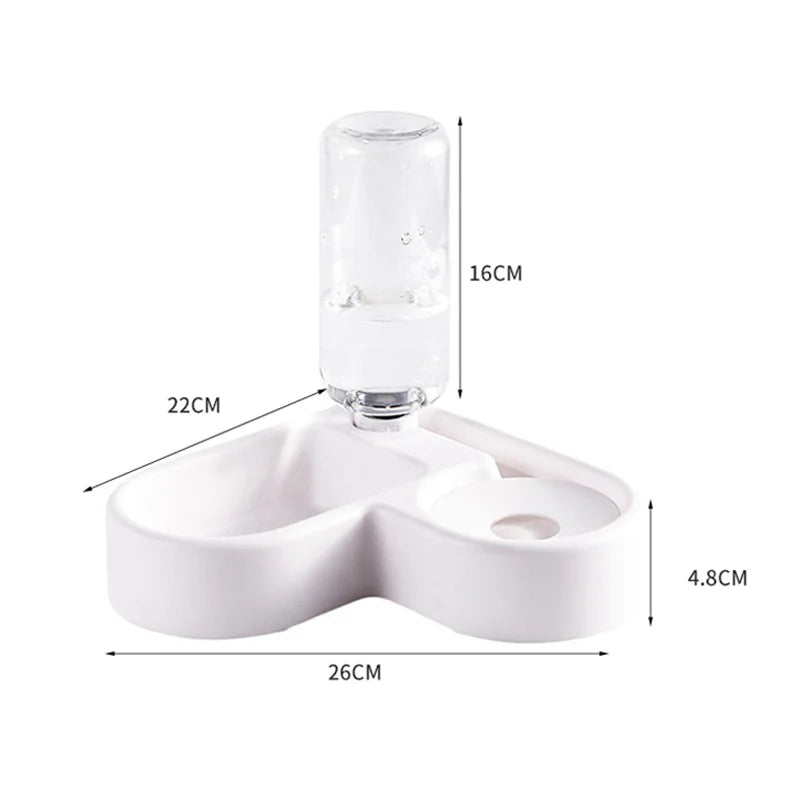 Bol à boire automatique pour animaux de compagnie, bol pour chat étanche à l'humidité, bassin pour chien, double usage, multifonctionnel, boisson et alimentation
