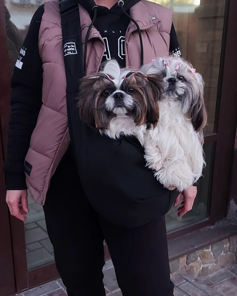 Sac de transport pour chien de compagnie Voyage en plein air Sacs à bandoulière pour chiots Chiens Single Comfort Sling Sac à main Fourre-tout Pochette Chaton Corgi Transport Animaux de compagnie