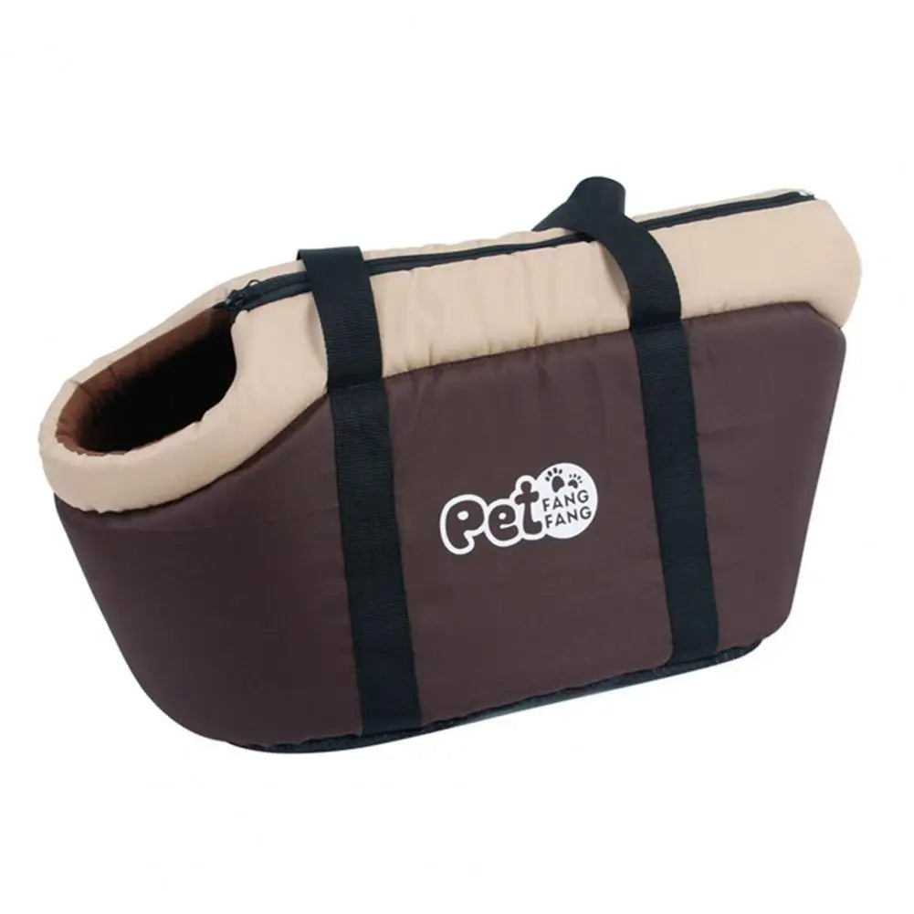 Sac pour animaux de compagnie Tissu réglable à côtés souples Coussin intérieur Fourre-tout pour animaux de compagnie Porte-chat Voyage sortant Sac à main respirant pour animaux de compagnie
