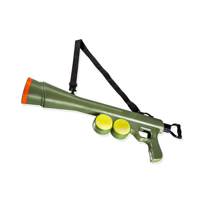 Vente chaude Jouet pour chien de compagnie Servir Pistolet Entraînement Chien Lancer Lancer de balles Pet Tennis en plein air Tir Puzzle interactif Jouet