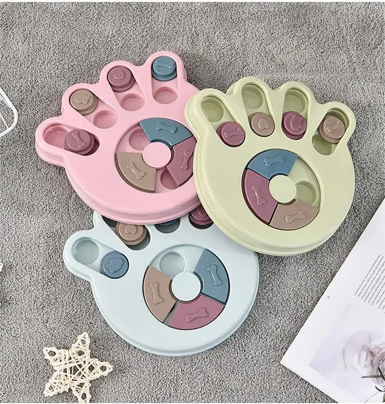 2025 Nouveau jouet pour chien IQ Puzzle - Mangeoire lente interactive pour la stimulation mentale Distributeur de friandises Labyrinthe alimentaire pour petits, moyens et grands chiens