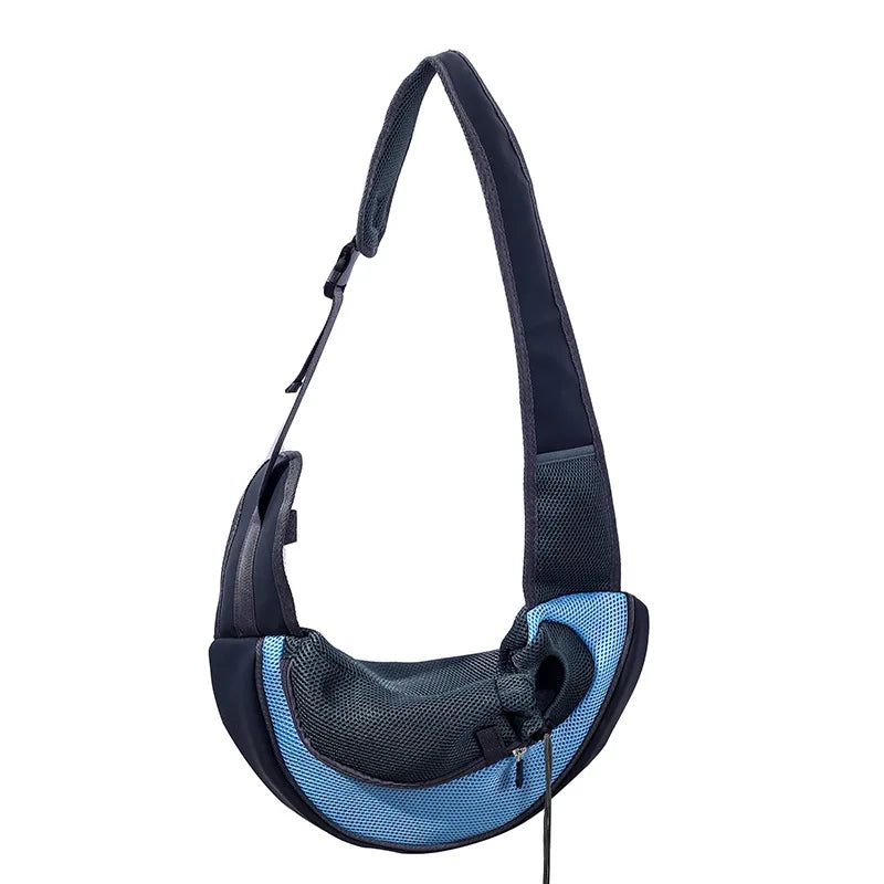 Sac à dos pour animaux de compagnie, sac à bandoulière portable pour les voyages, sac à bandoulière d'extérieur mains libres adapté aux fournitures pour chats et chiens pour animaux de compagnie