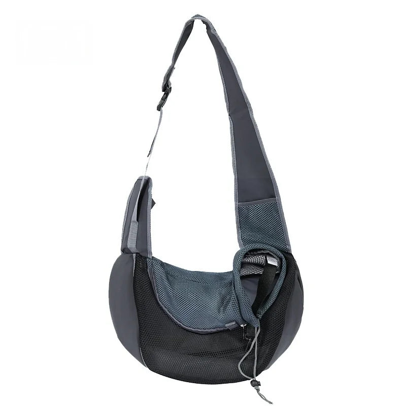 Sac à dos pour animaux de compagnie, sac à bandoulière portable pour les voyages, sac à bandoulière d'extérieur mains libres adapté aux fournitures pour chats et chiens pour animaux de compagnie