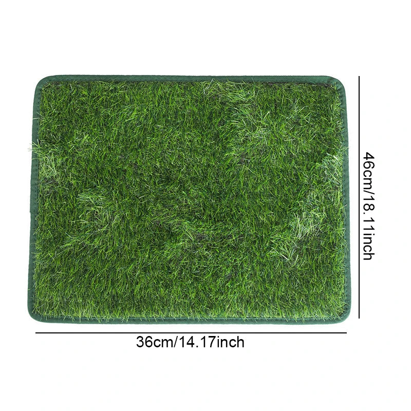 Grand tapis de toilette pour chien, tapis de toilette intérieur et extérieur, entraînement à la propreté de l'herbe, tapis de pot, tapis de pot pipi, tapis de pot, accessoires pour animaux de compagnie, 3 tailles