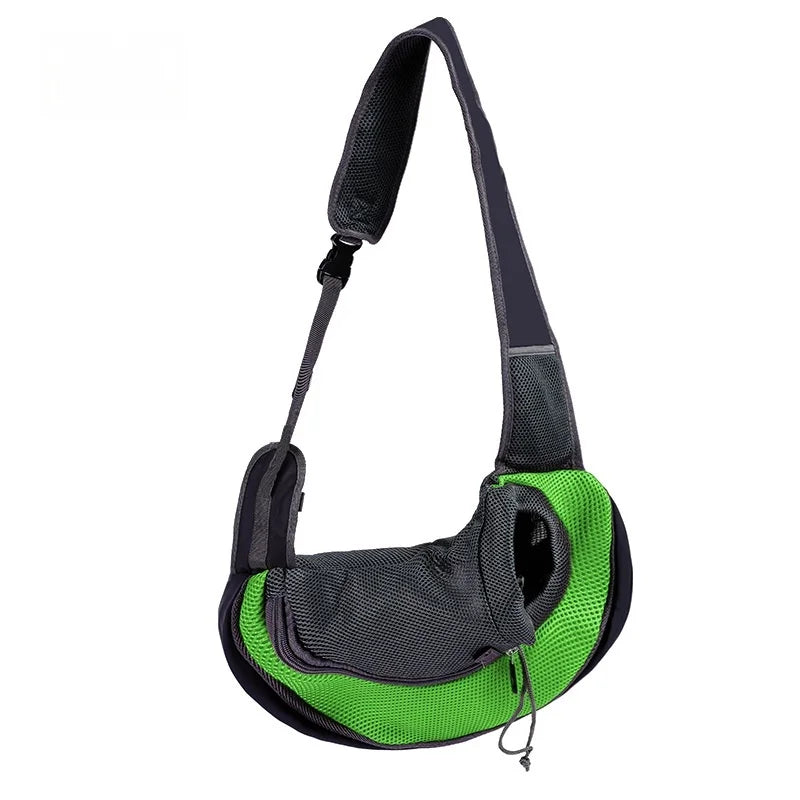 Sac à dos pour animaux de compagnie, sac à bandoulière portable pour les voyages, sac à bandoulière d'extérieur mains libres adapté aux fournitures pour chats et chiens pour animaux de compagnie