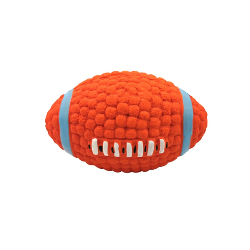 Jouet de balle pour chien pour petits, moyens, grands chiens, chat, chiot, grinçant, rugby, volley-ball, football, jouets d'entraînement Chihuahua, carlin, fournitures pour animaux de compagnie