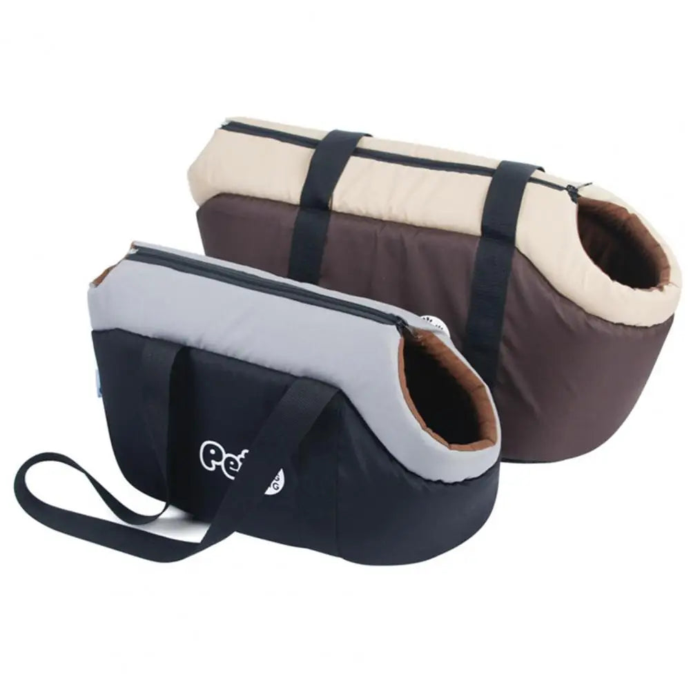 Sac pour animaux de compagnie Tissu réglable à côtés souples Coussin intérieur Fourre-tout pour animaux de compagnie Porte-chat Voyage sortant Sac à main respirant pour animaux de compagnie