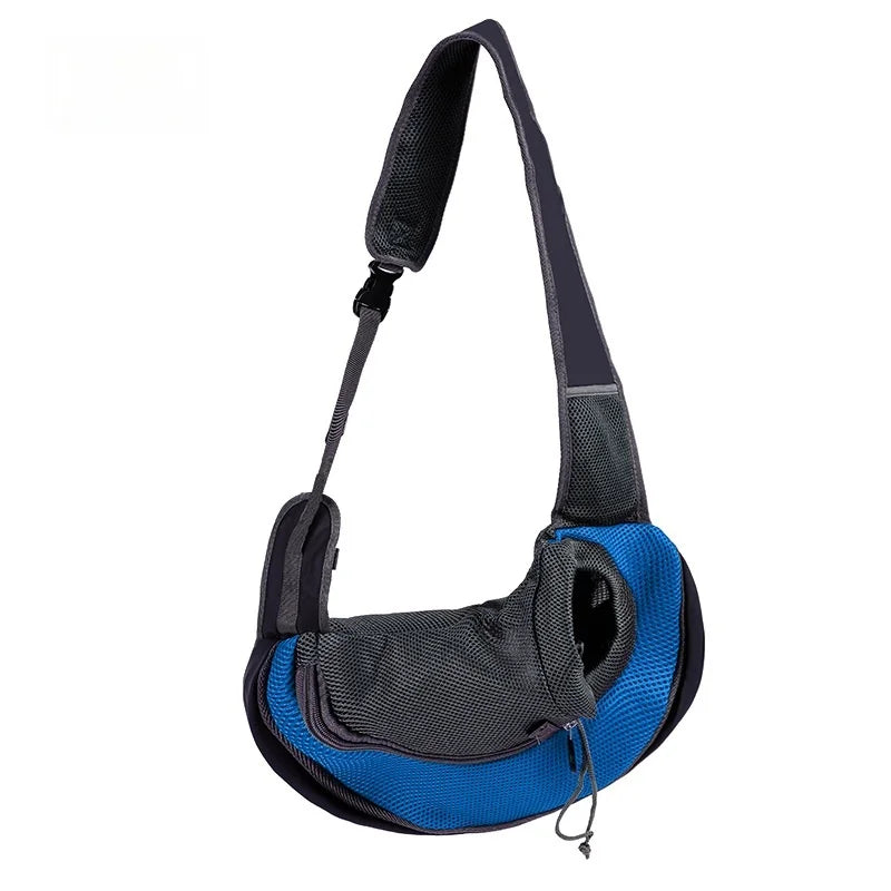 Sac à dos pour animaux de compagnie, sac à bandoulière portable pour les voyages, sac à bandoulière d'extérieur mains libres adapté aux fournitures pour chats et chiens pour animaux de compagnie