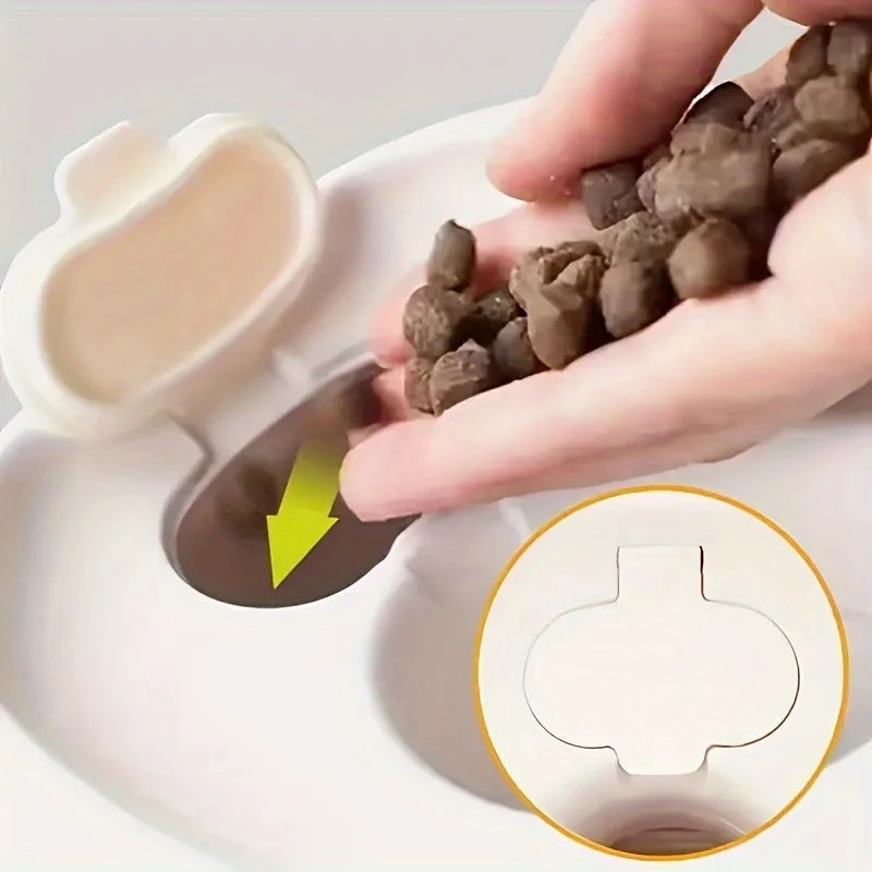 Lanceur de tennis pour animaux de compagnie Chien Chat Chasse Entraînement Jouet amusant Machine de récompense Machine d'alimentation intelligente Machine de lancer avec 2 balles