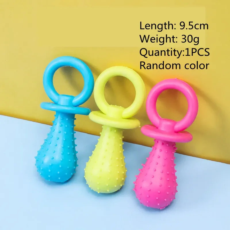 Jouet pour chien mignon Jouets en caoutchouc à mâcher pour petits chiens Résistant aux morsures Jouets pour chiots non toxiques pour animaux de compagnie Jouets pour chiots d'entraînement interactif